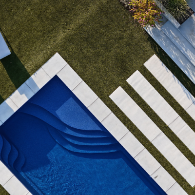 Pool view from 6550 Squire Knoll in San Luis Obispo